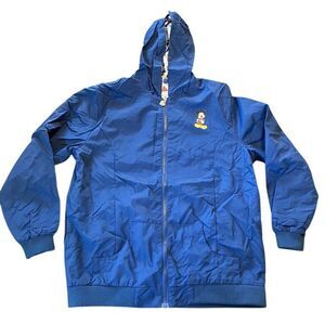 NWOT Disney Bradford Exchange Windbreaker Jacket Hoodie Women's Size M Zip up‎